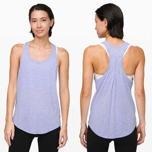 Lululemon Love Tank Top Pleated Heathered Lavender Dusk - 27419